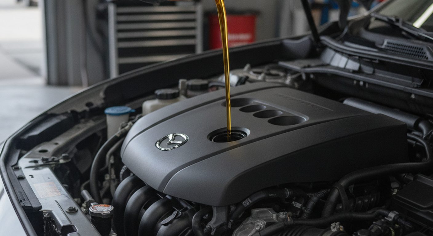 Замена моторного масла Mazda
